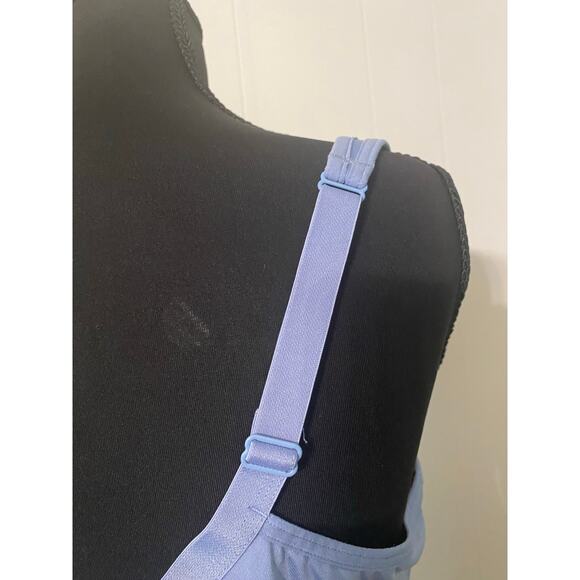 Cacique Bra Balconette Women's 40C Underwire Wide Straps Lilac Lace Sexy T-shirt - Picture 6 of 10